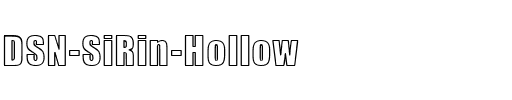 DSN SiRin Hollow Regular.ttf