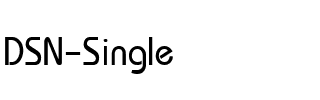 DSN Single Regular.ttf