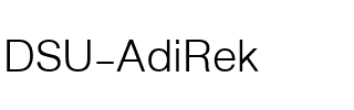 DSU_AdiRek Regular.ttf
