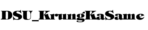 DSU_KrungKaSame Regular.ttf