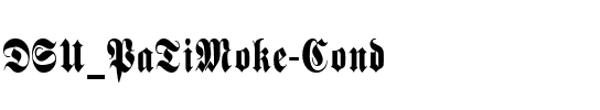 DSU_PaTiMoke Cond Regular.ttf