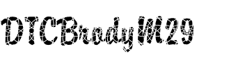 DTCBrodyM29 Regular.ttf
