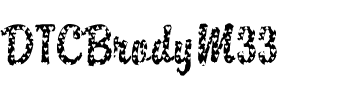 DTCBrodyM33 Regular.ttf