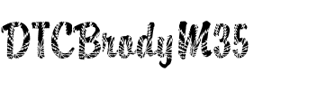 DTCBrodyM35 Regular.ttf