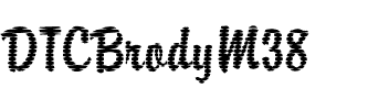 DTCBrodyM38 Regular.ttf