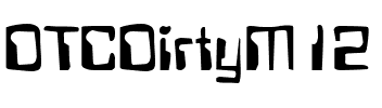 DTCDirtyM12 Regular.ttf