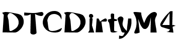 DTCDirtyM45 Regular.ttf