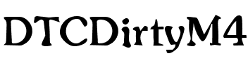 DTCDirtyM46 Regular.ttf