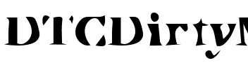 DTCDirtyM49 Regular.ttf