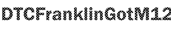 DTCFranklinGotM12 Regular.ttf