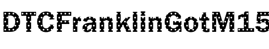 DTCFranklinGotM15 Regular.ttf