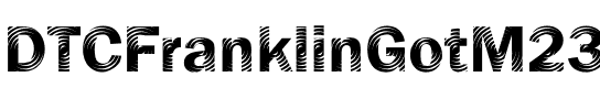 DTCFranklinGotM23 Regular.ttf