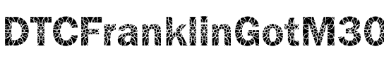 DTCFranklinGotM30 Regular.ttf