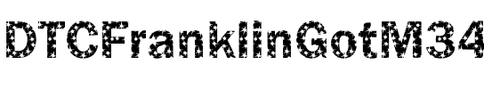 DTCFranklinGotM34 Regular.ttf