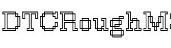 DTCRoughM33 Regular.ttf
