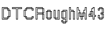 DTCRoughM43 Regular.ttf