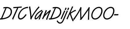 DTCVanDijkM00 Regular.ttf
