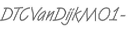 DTCVanDijkM01 Regular.ttf