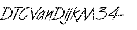 DTCVanDijkM34 Regular.ttf