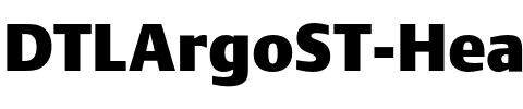 DTLArgoST Heavy Regular.otf