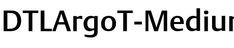 DTLArgoT Medium.otf