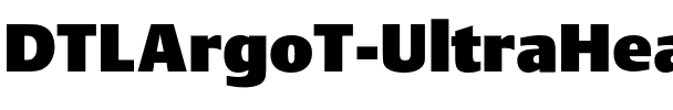 DTLArgoT UltraHeavy Regular.otf