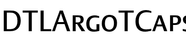 DTLArgoTCaps Regular.otf