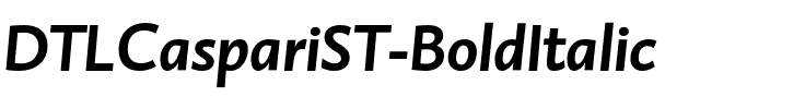 DTLCaspariST Bold Italic.otf