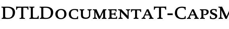 DTLDocumentaT Caps Medium.otf