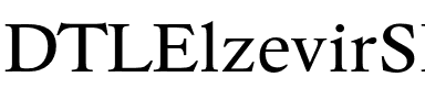 DTLElzevirSB Regular.otf