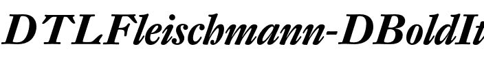 DTL Fleischmann D Bold Italic.otf