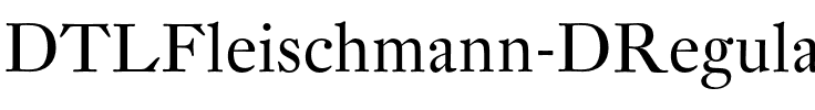 DTL Fleischmann D Regular.otf