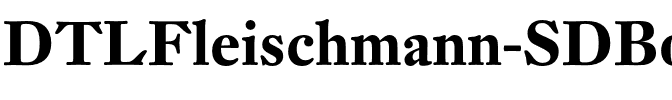 DTL Fleischmann SD Bold.otf