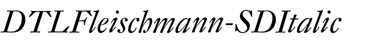 DTL Fleischmann SD Italic.otf