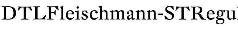 DTL Fleischmann ST Regular.otf