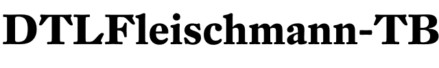 DTL Fleischmann T Bold.otf