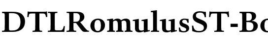 DTLRomulusST Regular.otf