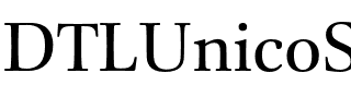 DTLUnicoST Regular.otf