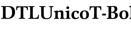 DTLUnicoT Bold.otf