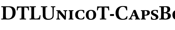 DTLUnicoT Caps Bold.otf