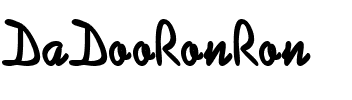 DaDooRonRon Regular.ttf