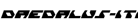 Daedalus Italic Italic.ttf