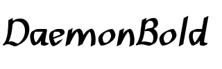 DaemonBold Regular.otf
