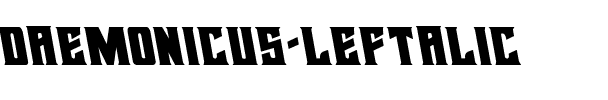 Daemonicus Leftalic Italic.ttf