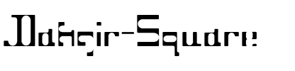 Dahgir Square Regular.otf