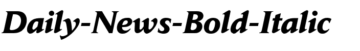 Daily News BQ ItalicBold.ttf