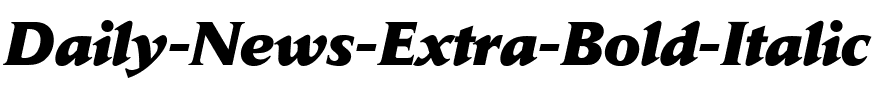 Daily News BQ ItalicBold.ttf