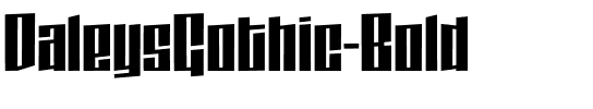 DaleysGothic Bold.otf