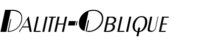Dalith  Oblique.ttf