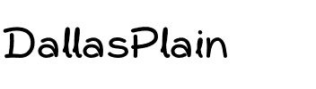 DallasPlain Regular.otf